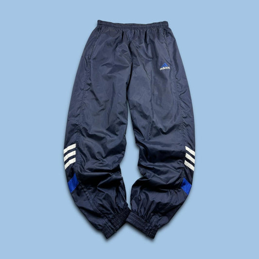 VINTAGE Y2K ADIDAS BAGGY TRACKSUIT BOTTOMS NAVY