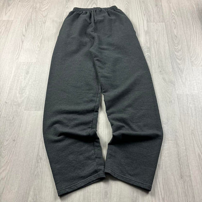 VINTAGE 00s CHAMPION BAGGY COTTON SWEATPANTS CHARCOAL GREY