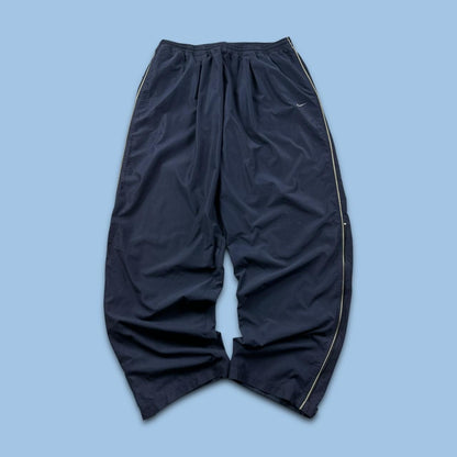 VINTAGE Y2K NIKE GOLF BAGGY TRACKSUIT BOTTOMS NAVY