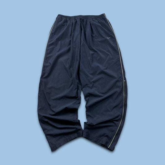 VINTAGE Y2K NIKE GOLF BAGGY TRACKSUIT BOTTOMS NAVY