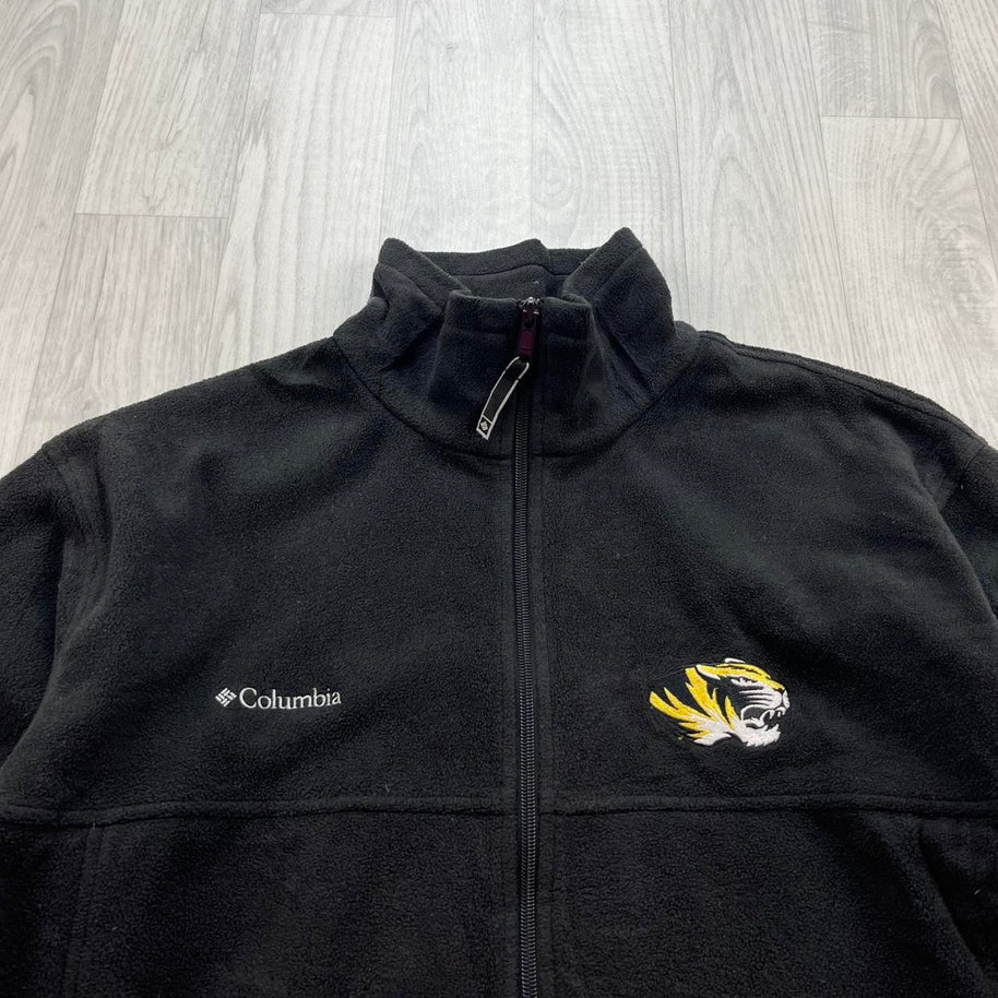 VINTAGE 00s COLUMBIA FLEECE JACKET BLACK