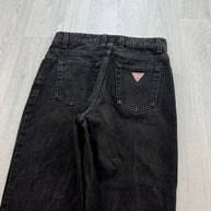 VINTAGE Y2K GUESS USA LOW RISE BOOTCUT FLARED JEANS BLACK
