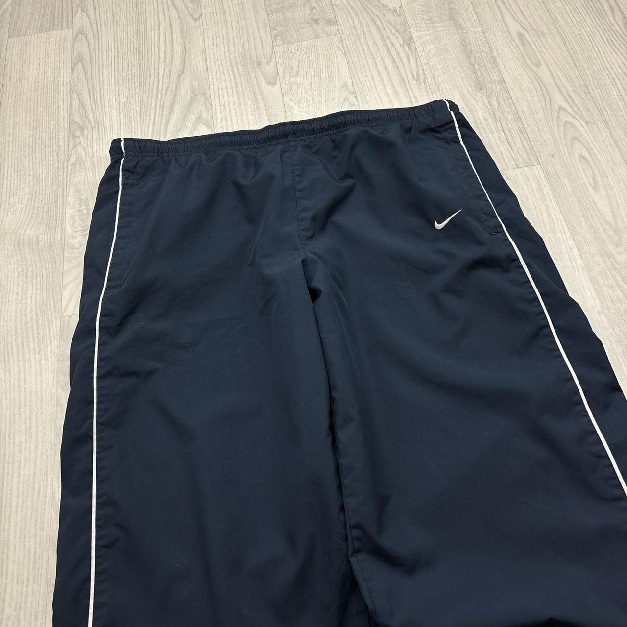 VINTAGE Y2K NIKE BAGGY TRACKSUIT BOTTOMS NAVY