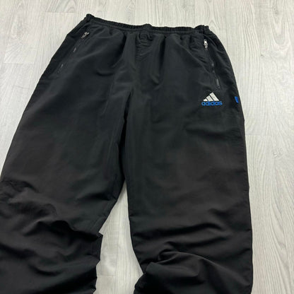 VINTAGE 90s ADIDAS BAGGY TRACKSUIT BOTTOMS BLACK