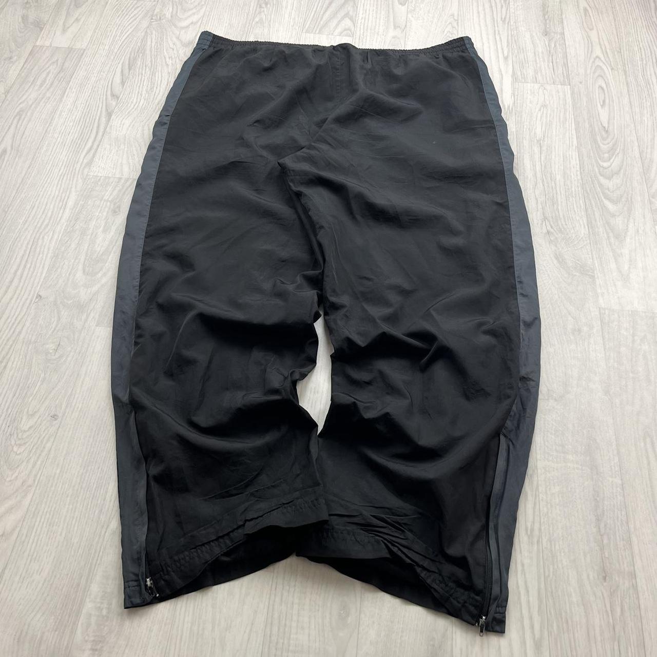 VINTAGE Y2K STARTER BAGGY TRACKSUIT BOTTOMS BLACK