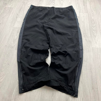 VINTAGE Y2K STARTER BAGGY TRACKSUIT BOTTOMS BLACK