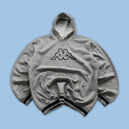 VINTAGE Y2K KAPPA HOODIE GREY