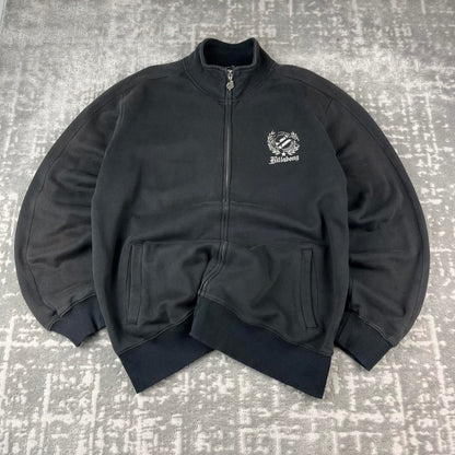 VINTAGE Y2K BILLABONG BOXY ZIP UP SWEATSHIRT BLACK