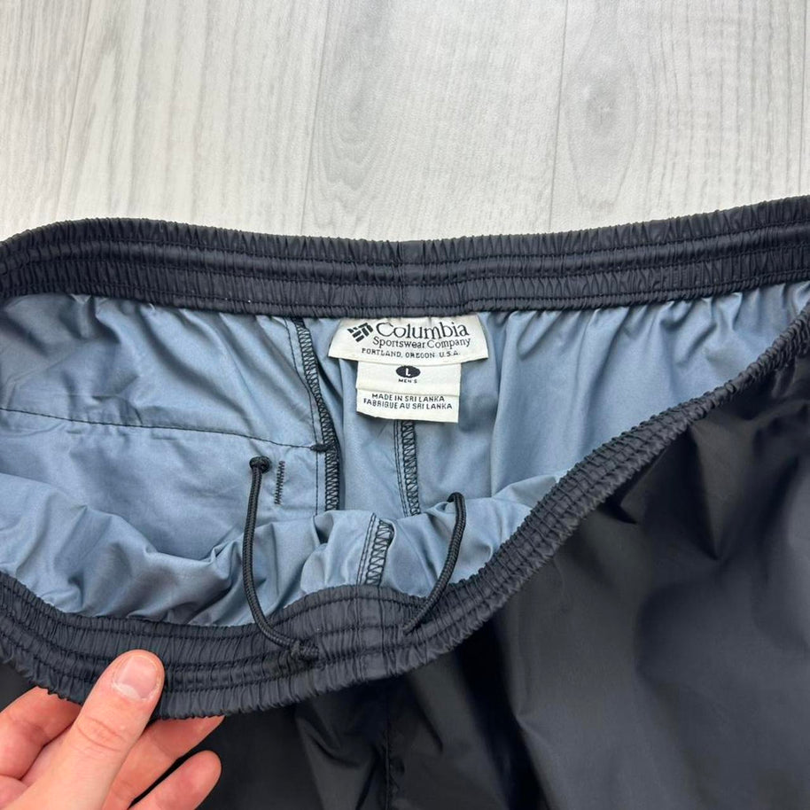 VINTAGE Y2K COLUMBIA BAGGY TRACKSUIT BOTTOMS BLACK
