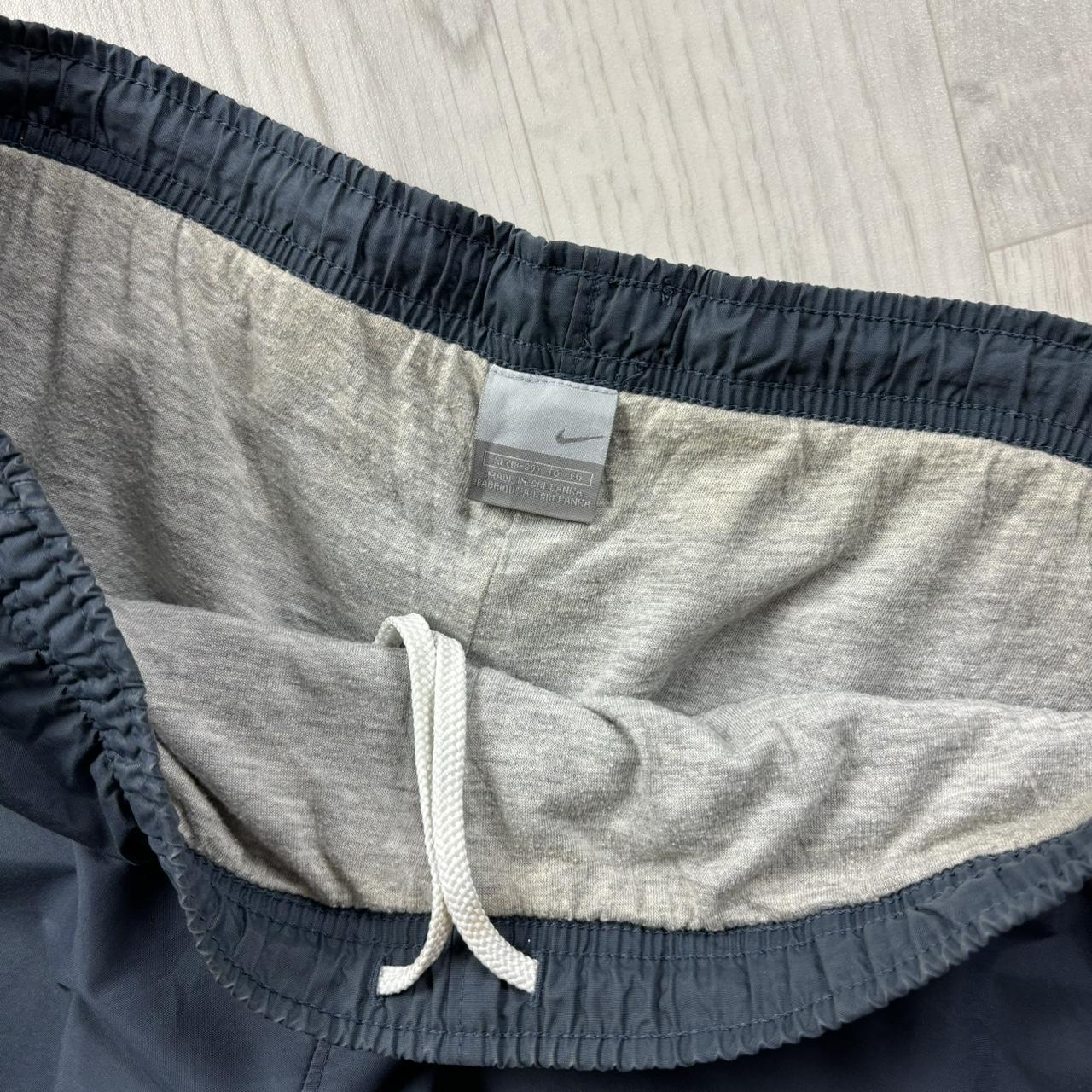 VINTAGE Y2K NIKE BAGGY TRACKSUIT BOTTOMS NAVY BLUE