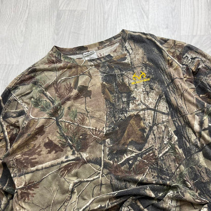 VINTAGE Y2K REALTREE LONG SLEEVE T SHIRT CAMO