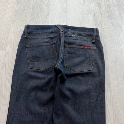 VINTAGE Y2K ONLY LOW RISE BOOTCUT JEANS NAVY BLUE