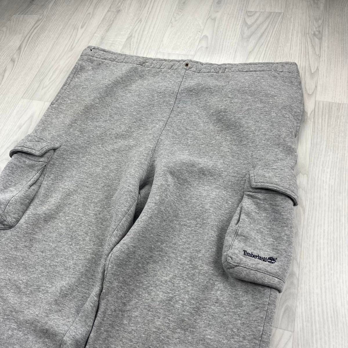 VINTAGE Y2K TIMBERLAND BAGGY COTTON SWEATPANTS GREY