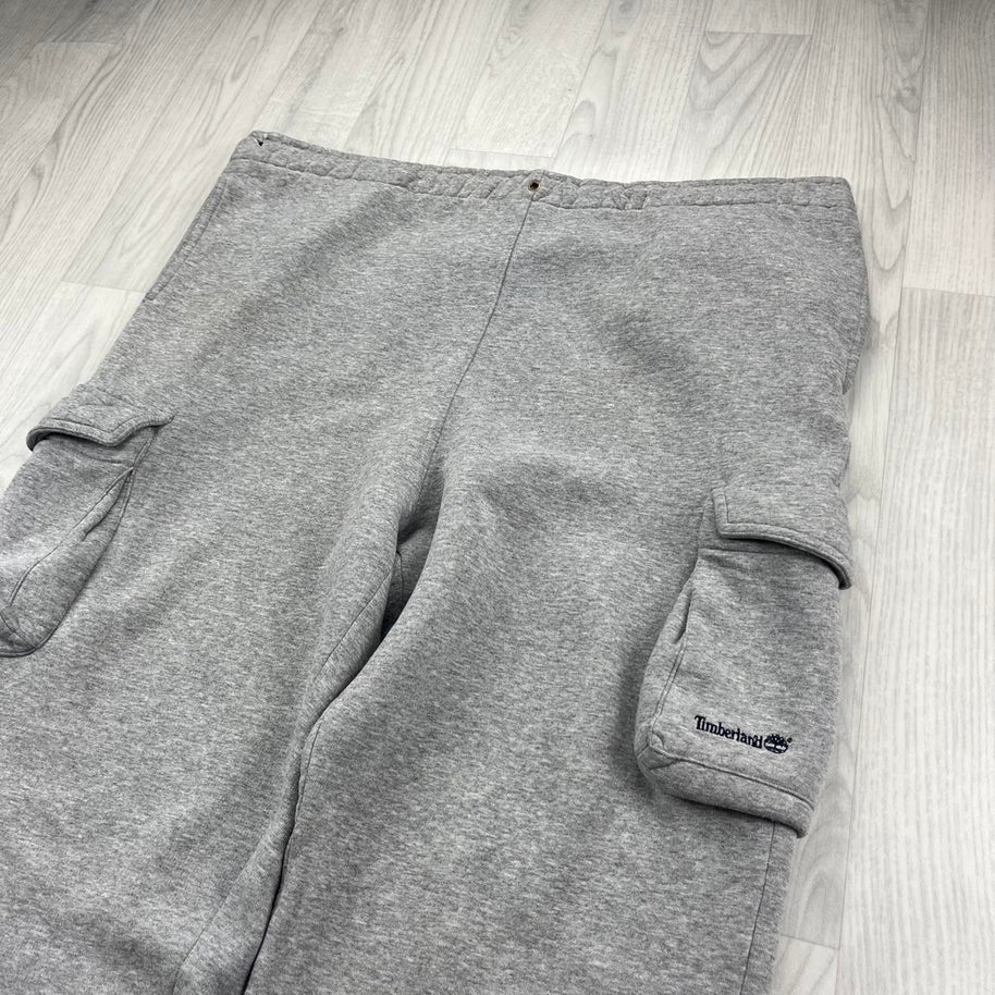 VINTAGE Y2K TIMBERLAND BAGGY COTTON SWEATPANTS GREY