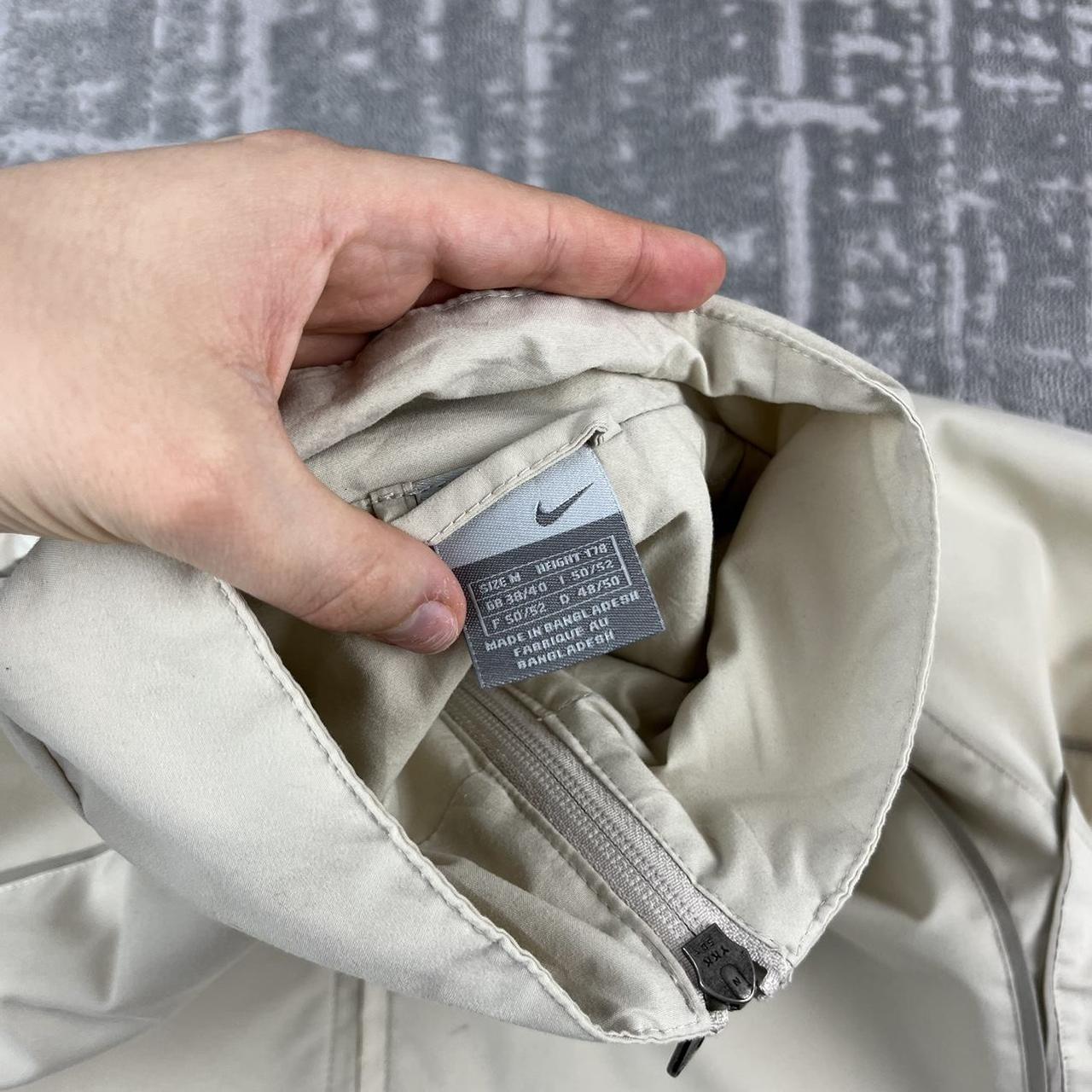 VINTAGE Y2K NIKE WINDBREAKER TRACKSUIT SPORTY JACKET CREAM