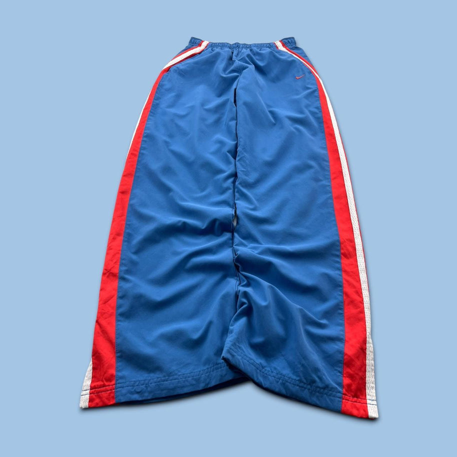 VINTAGE Y2K NIKE LOW RISE TRACKSUIT BOTTOMS BLUE