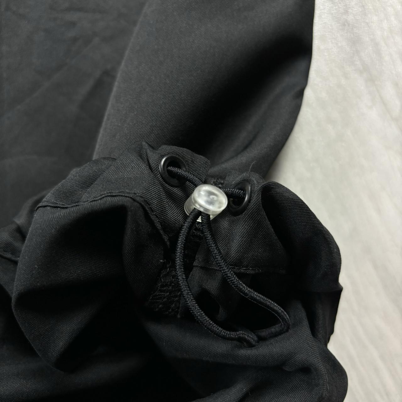 VINTAGE Y2K PUMA TECHNICAL WIDE LEG TRACKSUIT BOTTOMS BLACK