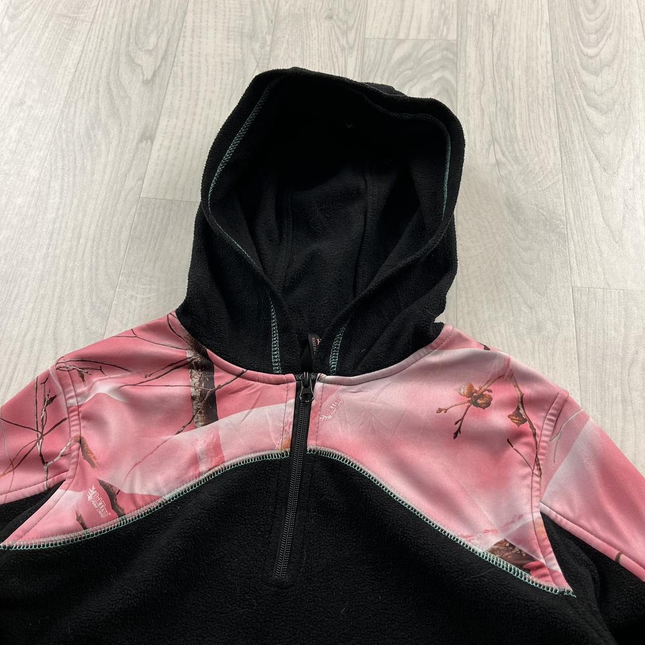 VINTAGE REALTREE HOODIE CAMO PINK BLACK