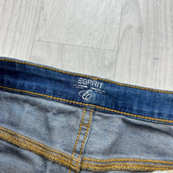 VINTAGE Y2K ESPRIT DENIM MIDI SKIRT BLUE