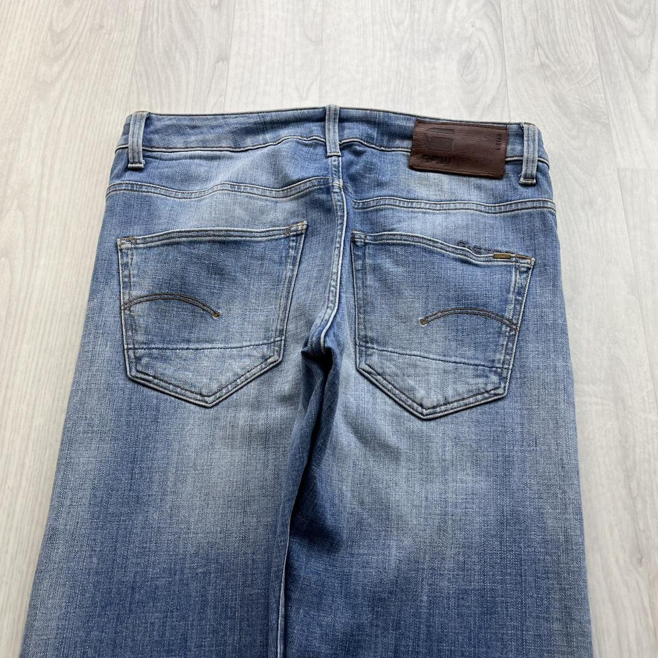 VINTAGE G STAR 3301 STRAIGHT LEG JEANS BLUE