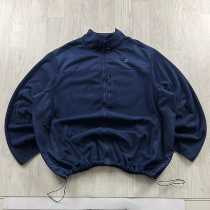 VINTAGE Y2K STARTER ZIP UP FLEECE NAVY