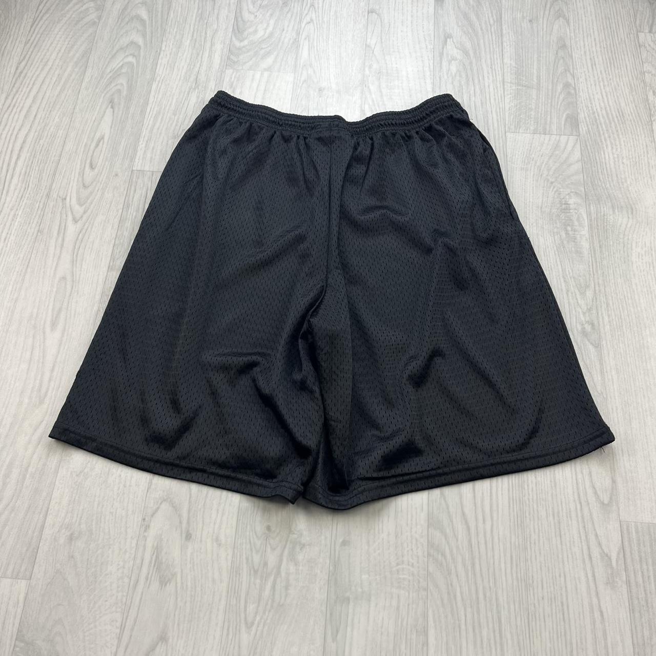 VINTAGE Y2K CHAMPION BAGGY MESH SPORT SHORTS BLACK