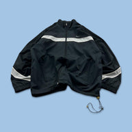 VINTAGE Y2K NIKE LIGHTWEIGHT TECHNICAL TRACK JACKET BLACK