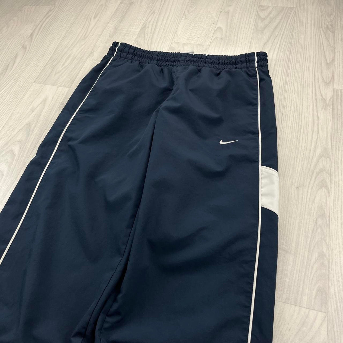 VINTAGE Y2K NIKE BAGGY TRACKSUIT BOTTOMS NAVY