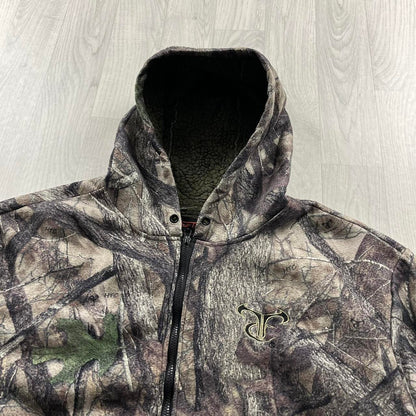 VINTAGE REALTREE ZIP UP HOODIE CAMO