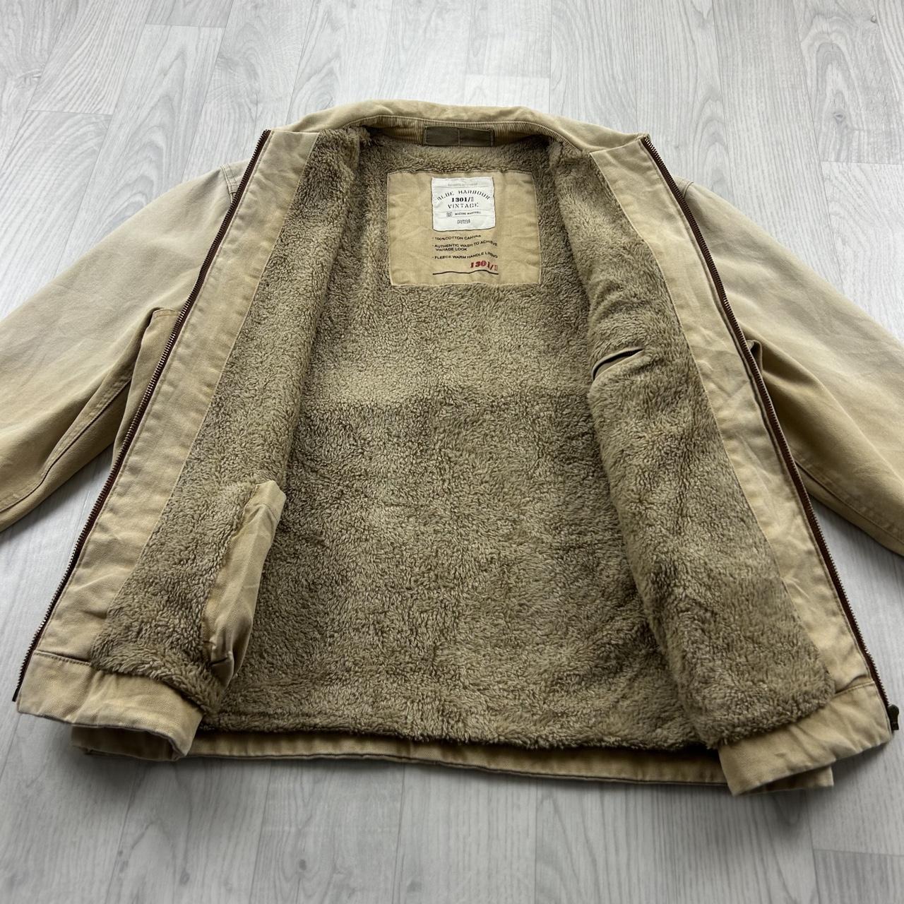 VINTAGE Y2K M&S DETROIT WORKWEAR BOMBER JACKET CREAM