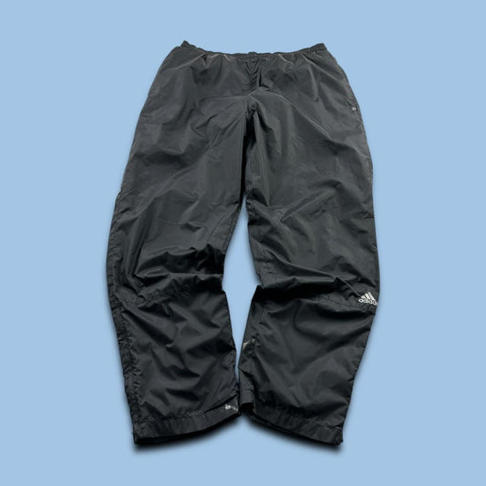 VINTAGE Y2K ADIDAS BAGGY TRACKSUIT BOTTOMS NAVY