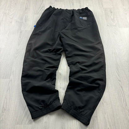 VINTAGE 90s ADIDAS BAGGY TRACKSUIT BOTTOMS BLACK