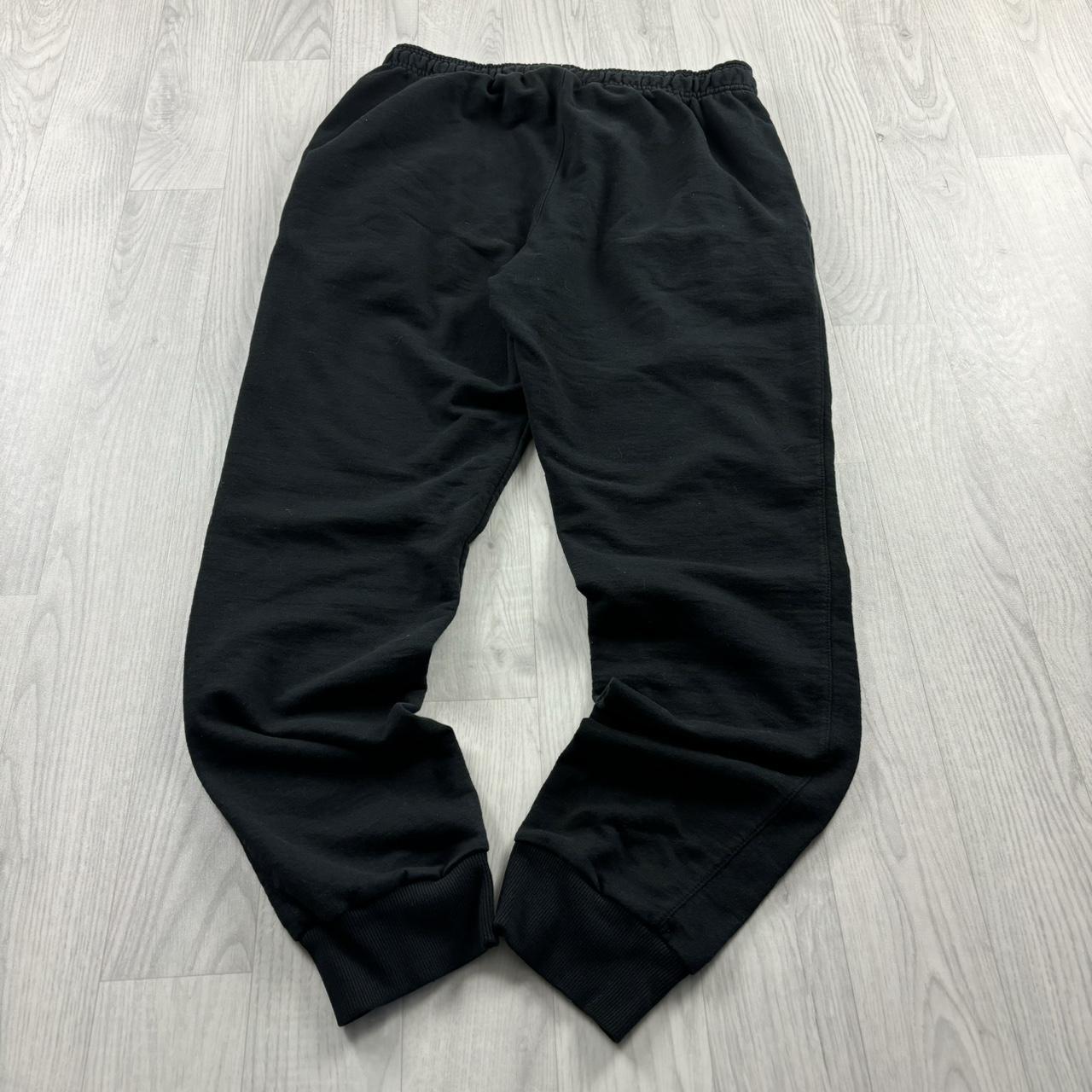 VINTAGE 00s CHAMPION STRAIGHT LEG COTTON SWEATPANTS BLACK