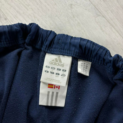 VINTAGE Y2K ADIDAS BAGGY TRACKSUIT BOTTOMS NAVY
