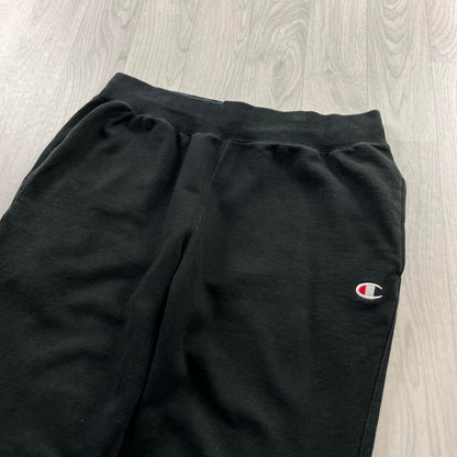 VINTAGE 00s CHAMPION BAGGY COTTON SWEATPANTS BLACK