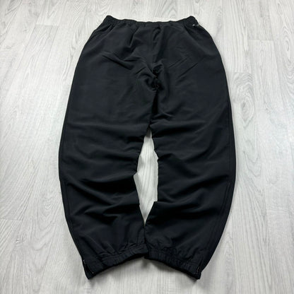 ADIDAS BAGGY TRACKSUIT BOTTOMS BLACK