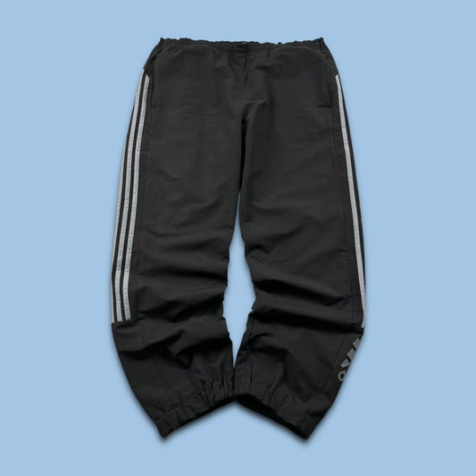 ADIDAS 2012 BAGGY TRACKSUIT BOTTOMS BLACK