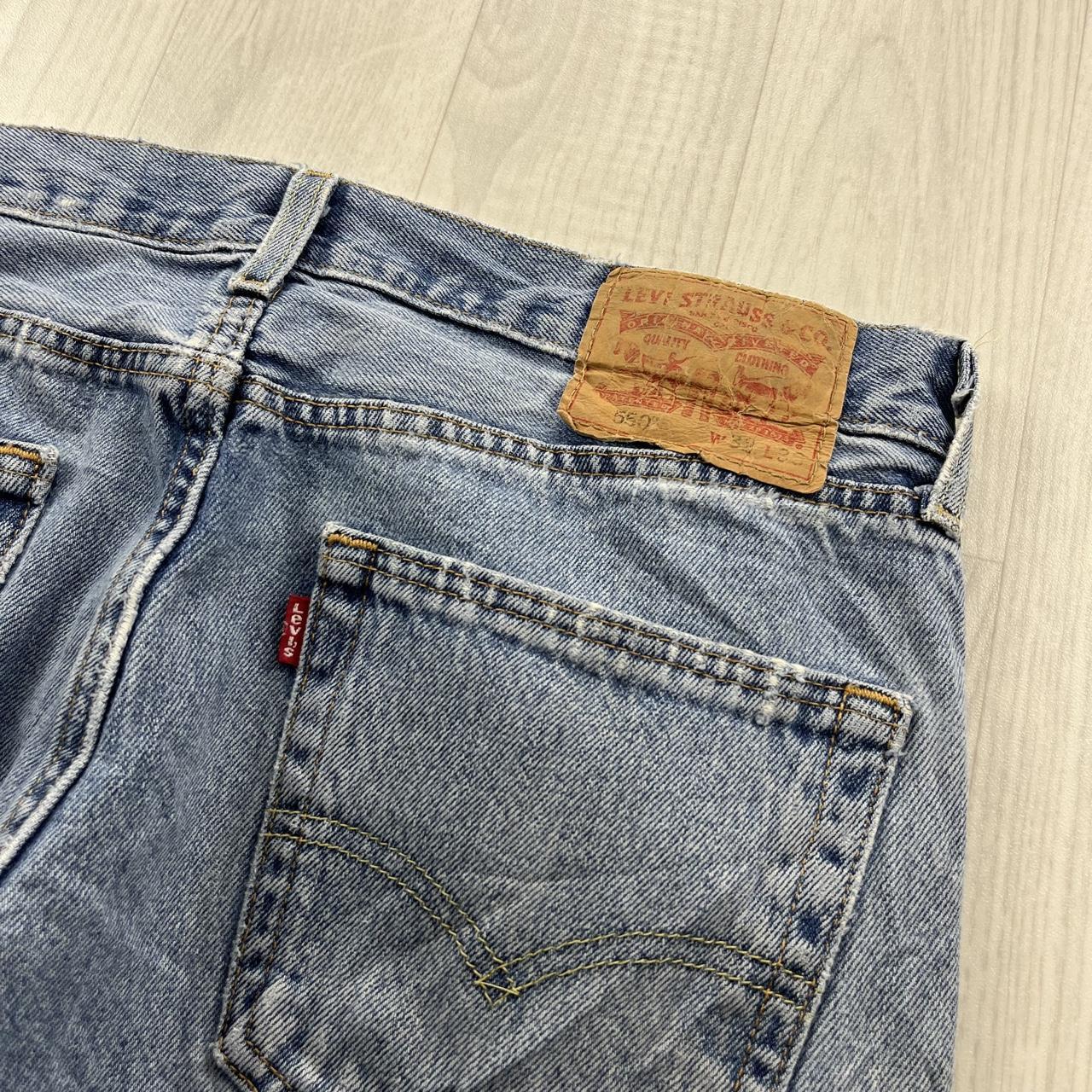 VINTAGE 00s LEVIS 550 BAGGY JEANS BLUE