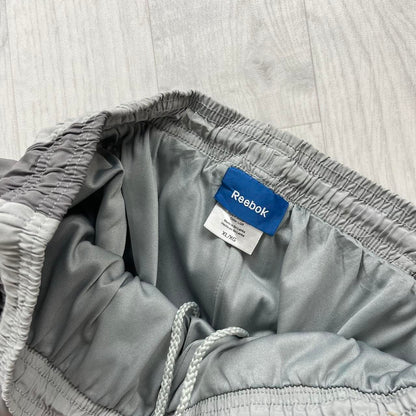 VINTAGE Y2K REEBOK BAGGY TRACKSUIT BOTTOMS GREY