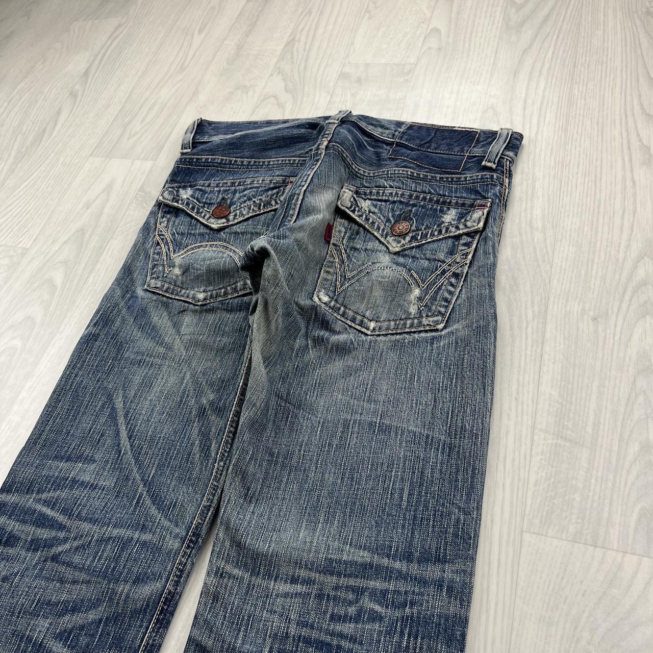 VINTAGE Y2K EDWIN BOOTCUT JEANS BLUE
