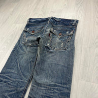 VINTAGE Y2K EDWIN BOOTCUT JEANS BLUE