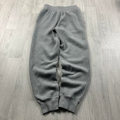NIKE CUFFED COTTON SWEATPANTS GREY