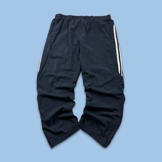 VINTAGE Y2K ADIDAS BAGGY TRACKSUIT BOTTOMS NAVY