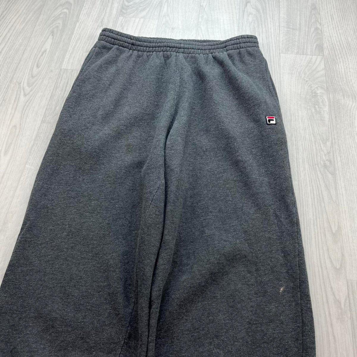 VINTAGE Y2K FILA BAGGY COTTON SWEATPANTS GREY