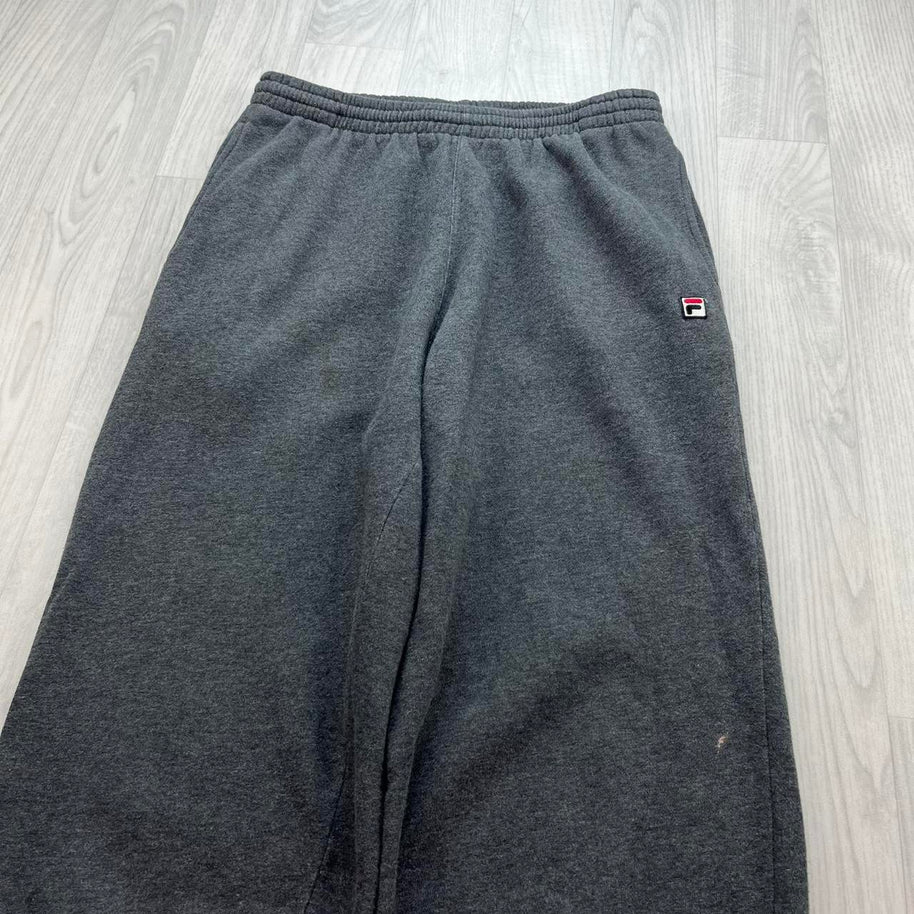 VINTAGE Y2K FILA BAGGY COTTON SWEATPANTS GREY