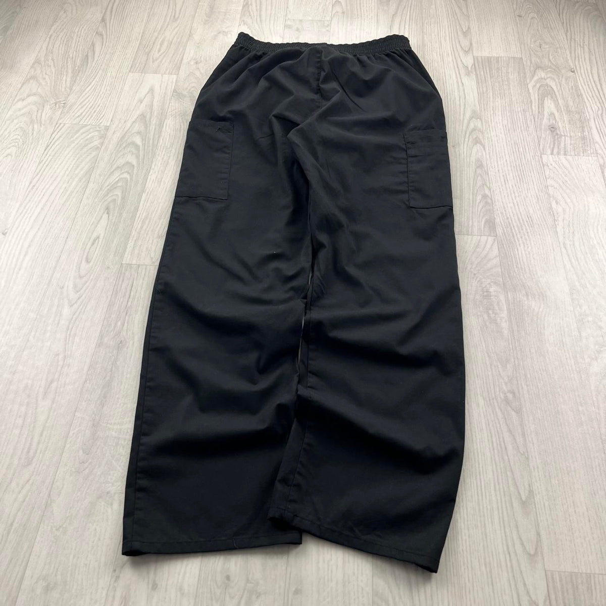 VINTAGE Y2K DICKIES BAGGY CARGO TROUSERS BLACK