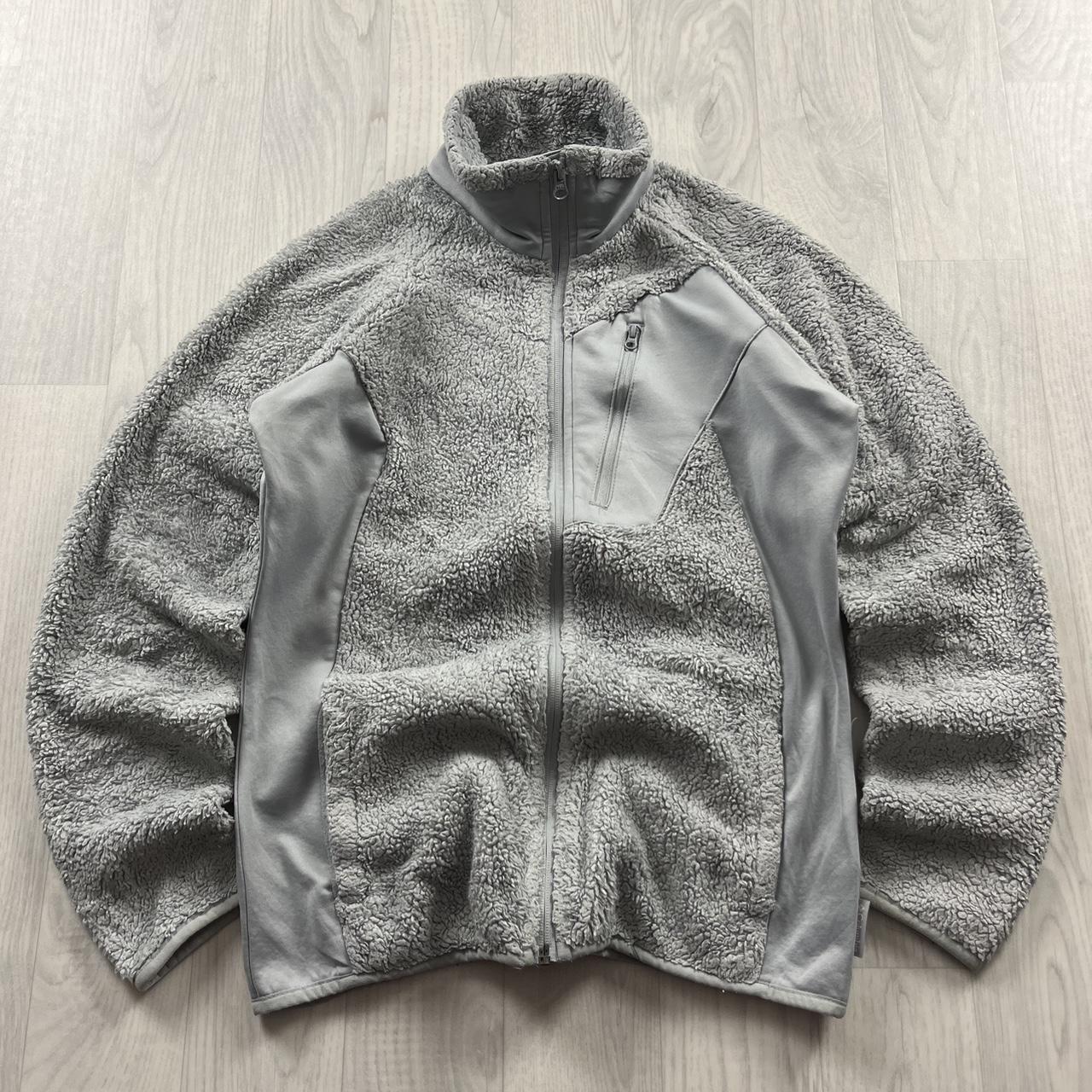 VINTAGE Y2K COLUMBIA ZIP UP FLEECE GREY