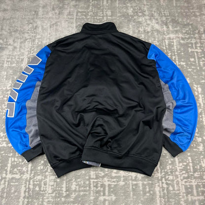 VINTAGE 90s NIKE TRACKSUIT JACKET BLACK BLUE