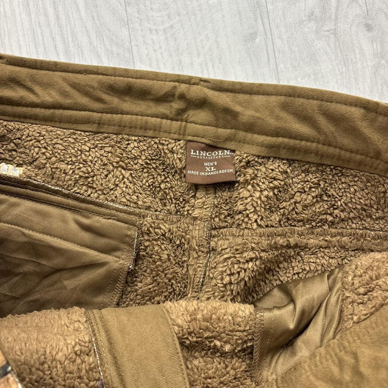 VINTAGE REALTREE FLEECE LINED BAGGY CAMO CARGO PANTS