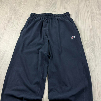VINTAGE 00s CHAMPION BAGGY LIGHTWEIGHT SWEATPANTS NAVY